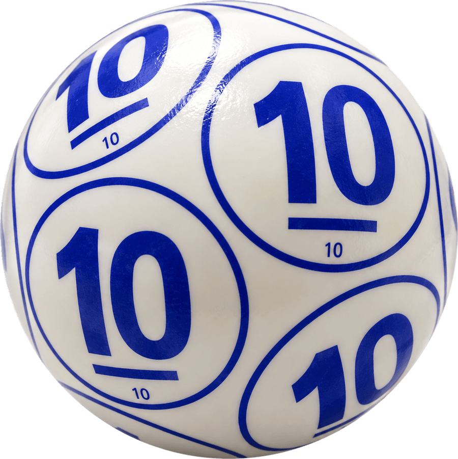 Bola de bingo con el número 10